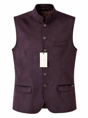 NWT Autograph M&S Berry Slim Fit Nehru Waistcoat Men’s 38 Short